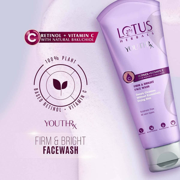 Lotus Herbals YouthRx Firm & Bright Facewash - Distacart