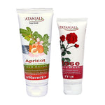 Thumbnail for Patanjali Apricot Face Scrub Plus Rose Face Wash