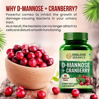 Thumbnail for Himalayan Organics D-Mannose + Cranberry Vegetarian Capsules Online