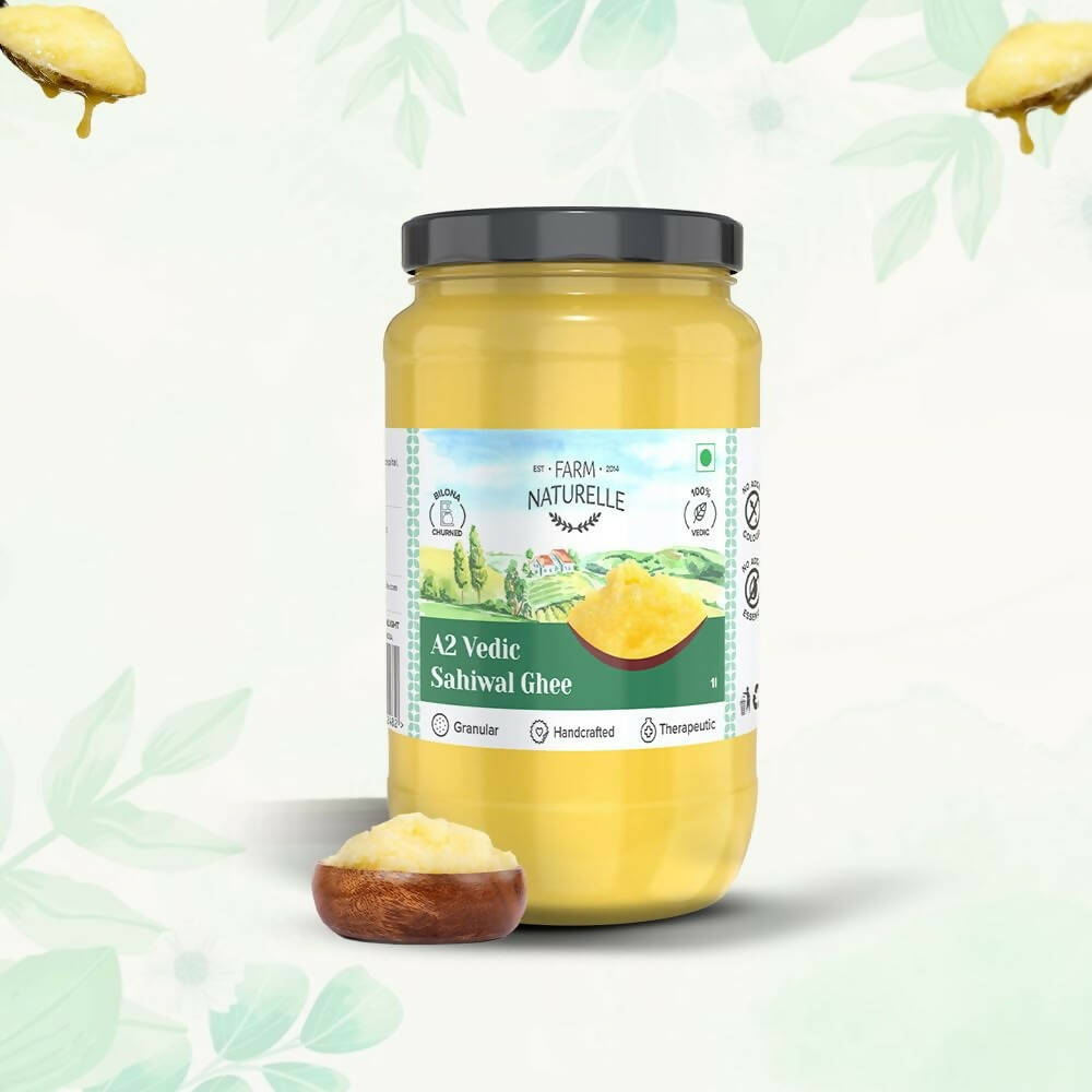 Farm Naturelle A2 Vedic Sahiwal Ghee - Desi Cow Ghee - Distacart