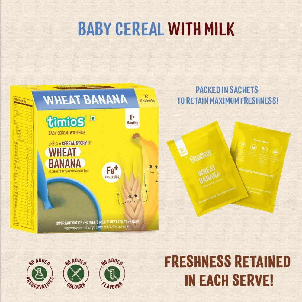 Wheat Banana Baby Cereal