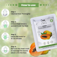 Thumbnail for The Natural Wash Papaya Face Sheet Mask