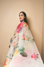 Thumbnail for Pomcha Jaipur Taffeta Silk Green Lehenga - Distacart