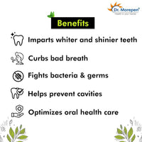 Thumbnail for Dr. Morepen Active Smile Charcoal Toothpaste for Teeth Whitening & Bad Breath Removal - Distacart