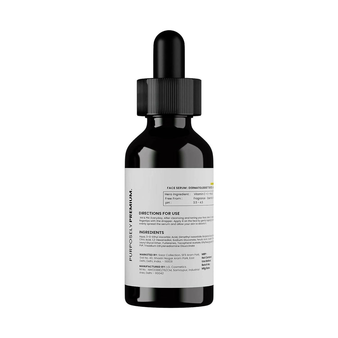 Vandyke Vitamin C + E + Ferulic 16% Face Serum - Distacart