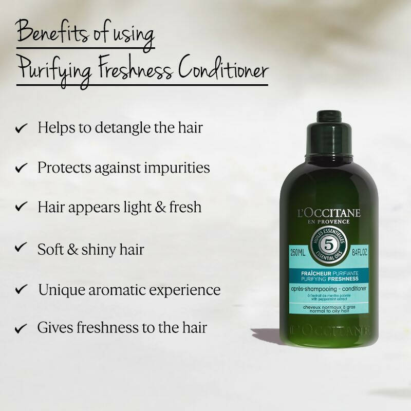 L'Occitane Purifying Freshness Conditioner - Distacart