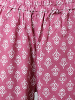 Thumbnail for Khushal K Striped Sequinned Kurta with Palazzos - Distacart