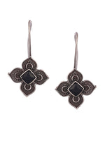 Thumbnail for Shoshaa Silver Plated Floral Drop Earrings - Distacart