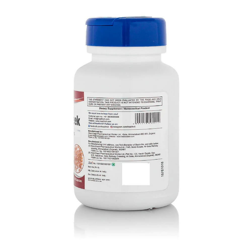 Healthvit Fenugreek Capsules - Distacart