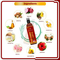 Thumbnail for Newish Red Onion Hair Oil With Comb - Distacart
