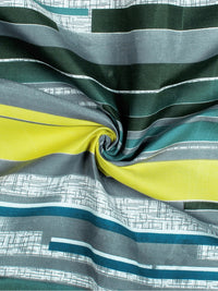 Thumbnail for Story@home Grey & White Striped Microfiber 180 TC Bedsheet With Pillow Cover - Distacart