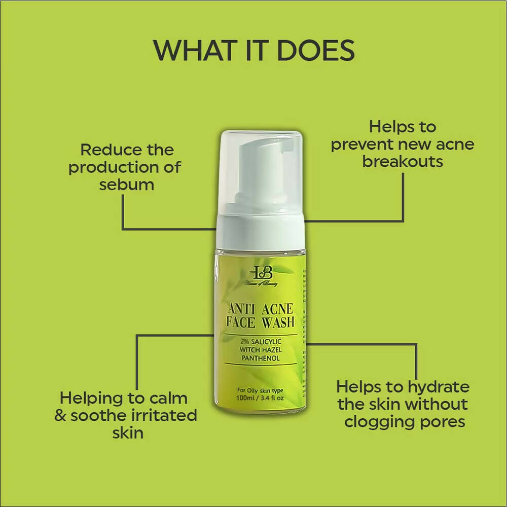 House of Beauty Anti Acne Foam Face Wash - Distacart