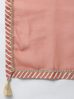 Thumbnail for Khushal K Women Brown Ethnic Motifs Printed Panelled Pure Cotton Kurta with Palazzos & With Dupatta - Distacart