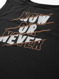 Thumbnail for HRX by Hrithik Roshan Men Typography Printed Rapid-Dry Training Sports T-shirt - Distacart