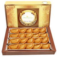 Thumbnail for Ghasitaram Holi Sweets - Dry Sweet Wheat Gujiya - Distacart