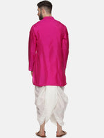 Thumbnail for Sethukrishna Men Rose Kurta with Trousers - Distacart