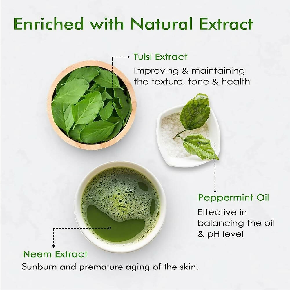 NutriGlow Neem & Tulsi Face Wash - Distacart