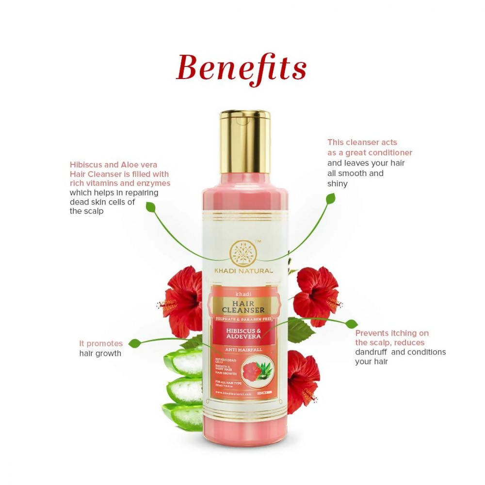 Khadi Natural Hibiscus & Aloevera Hair Cleanser