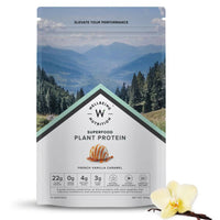 Thumbnail for Wellbeing Nutrition Superfood Plant Protein-French Vanilla Caramel - Distacart