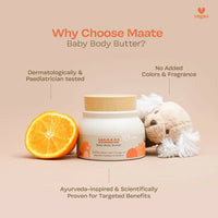 Thumbnail for Maate Baby Body Butter Enriched with Pure Kokum Butter and Saffron Oil - Distacart