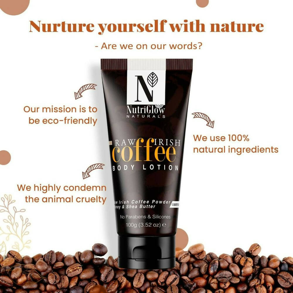 NutriGlow NATURAL'S Raw Irish Coffee Body Lotion - Distacart