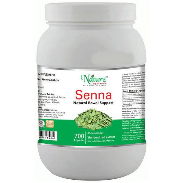 Naturz Ayurveda Senna Capsules - Distacart