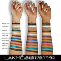 Thumbnail for Lakme Absolute Explore Eye Pencil - Mysterious Black - Distacart