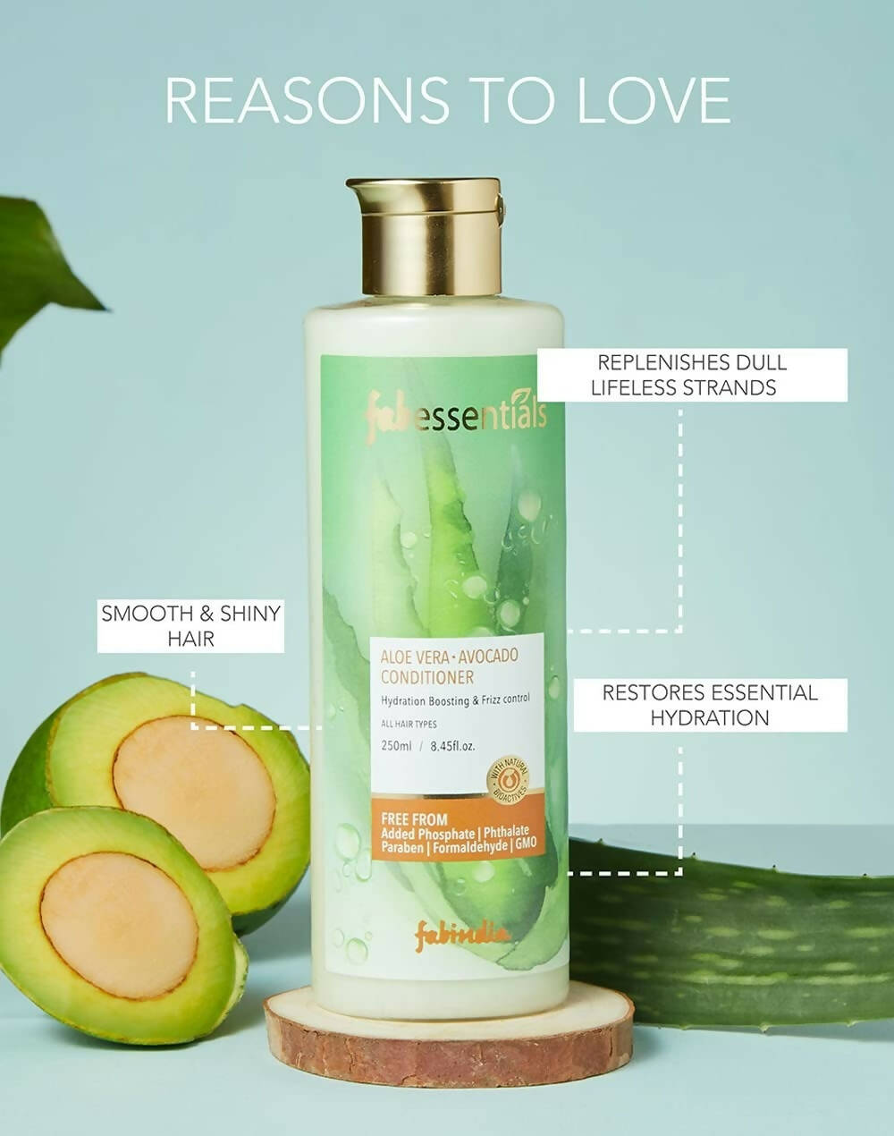 Fabessentials Aloe Vera Avocado Conditioner - Distacart