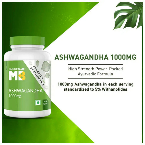 MuscleBlaze Ashwagandha Tablets - Distacart