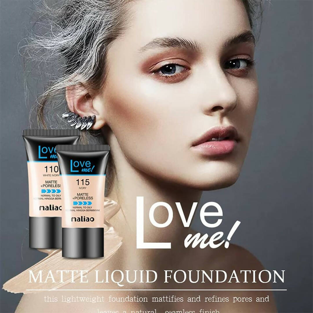 Maliao Professional Matte Look Love Me Liquid Foundation - Distacart