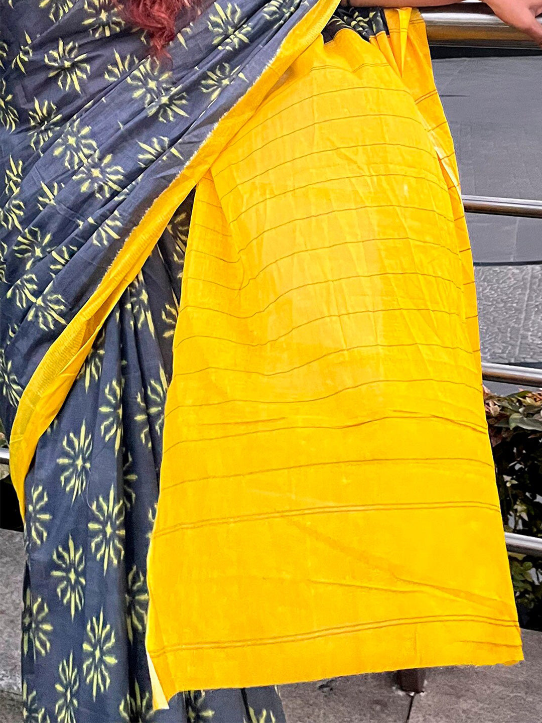 Kalini Ethnic Motifs Printed Pure Cotton Bagh Saree - Distacart