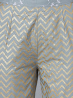 Thumbnail for Khushal K Floral Printed Mandarin Collar Kurta with Palazzos - Distacart