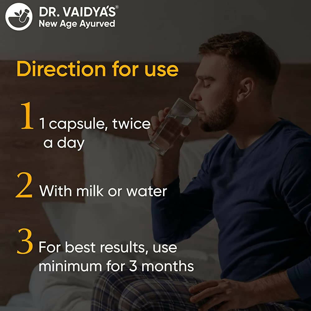 Dr. Vaidya's Herbo 24 Turbo Capsules For Men - Distacart