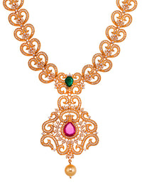 Thumbnail for Saraf RS Jewellery Gold-Plated Multi-Colored Jewellery Set - Distacart