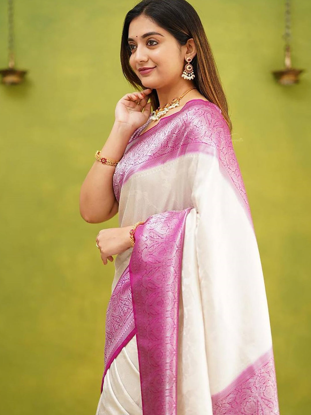 Kalini Woven Design Zari Banarasi Saree - Distacart