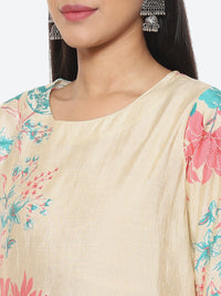 Thumbnail for Biba Floral Printed Kurta with Trousers - Distacart