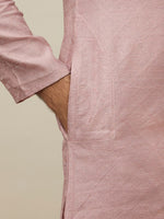 Thumbnail for Manyavar Ethnic Motif Woven Design Mandarin Collar Kurta With Pyjamas - Distacart