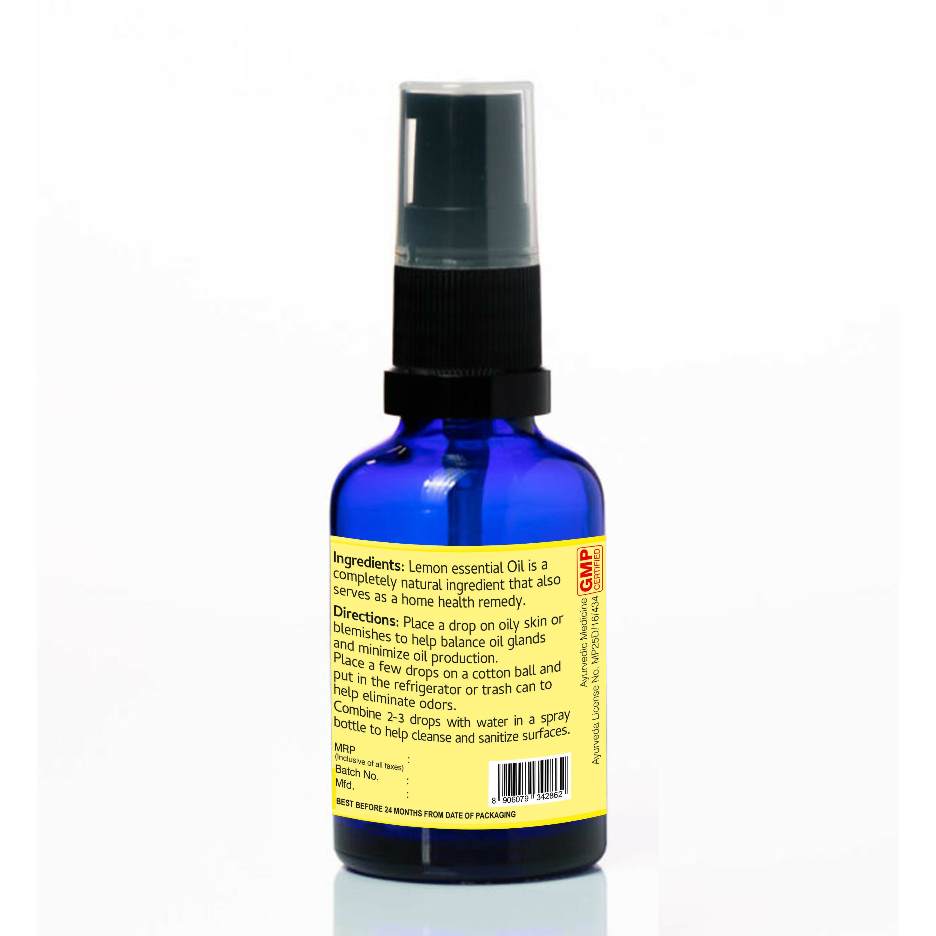 Organic Wellness Lemon Essential Oil - Distacart