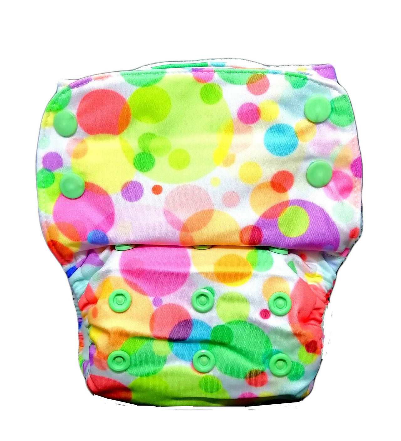 Kindermum Nano Aio Cloth Diaper With 2 Organic Cotton Inserts- Polka hues For Kids - Distacart