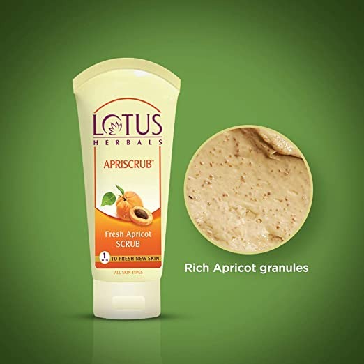 Lotus Herbals Apriscrub Fresh Apricot Scrub - Distacart