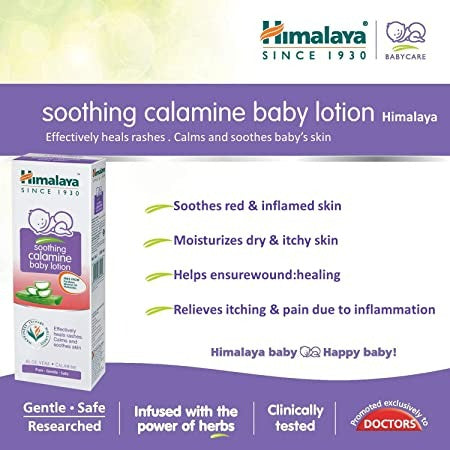Himalaya Herbals - Soothing Calamine Baby Lotion - Distacart