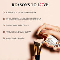 Thumbnail for Just Herbs Herb Enriched Skin Tint Medium Coverage Broad-Spectrum Sun Protection - Porcelain - Distacart