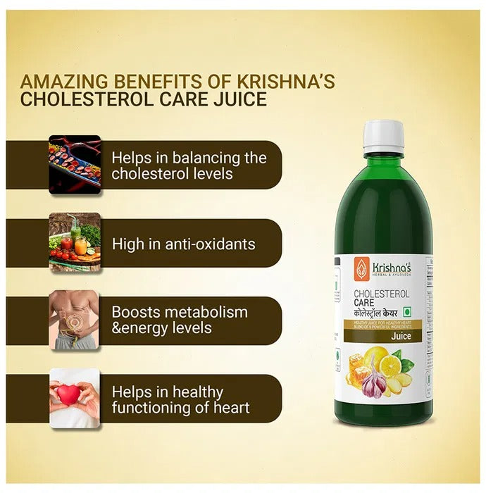 Krishna's Herbal & Ayurveda Cholesterol Care Juice - Distacart