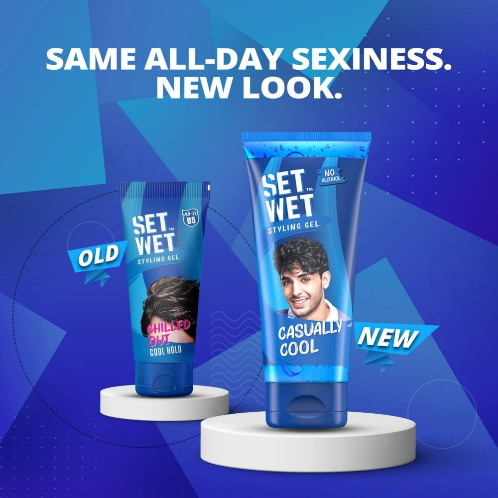 Set Wet Cool Hold Hair Gel, 100 ml - Distacart