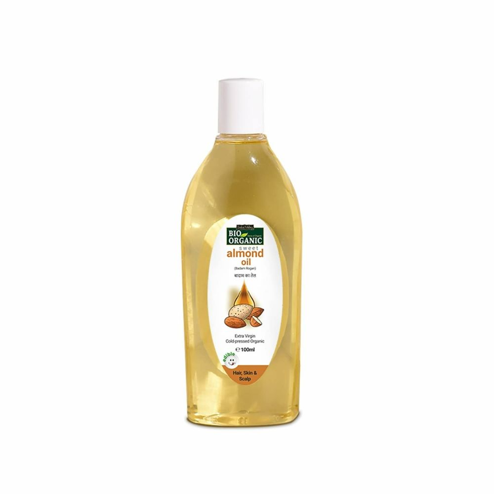 Indus Valley Bio Organic Cold Pressed Sweet Almond Oil - Distacart
