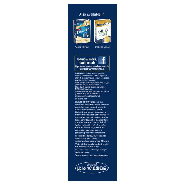 Ensure Nutritional Powder Chocolate Flavour - Distacart