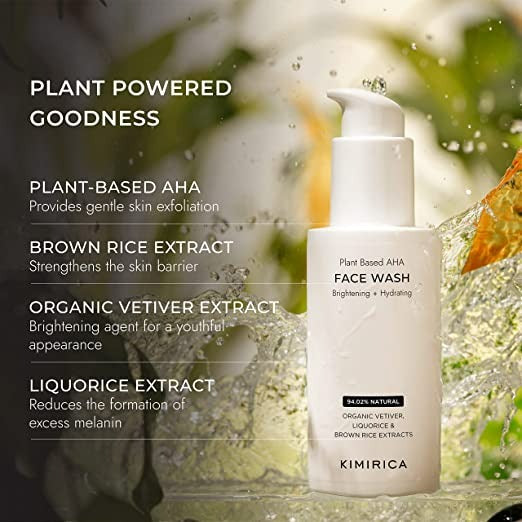 Kimirica Brightening + Hydrating Face Wash - Distacart