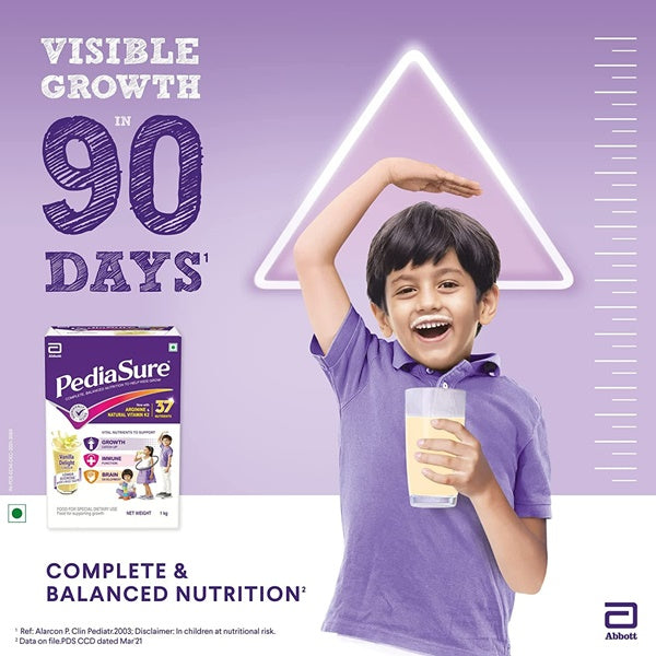 PediaSure Health and Nutrition Drink Powder for Kids Growth (Vanilla) - Distacart