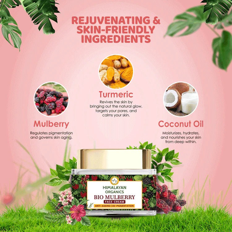 Himalayan Organics Bio Mulberry Face Cream - Distacart