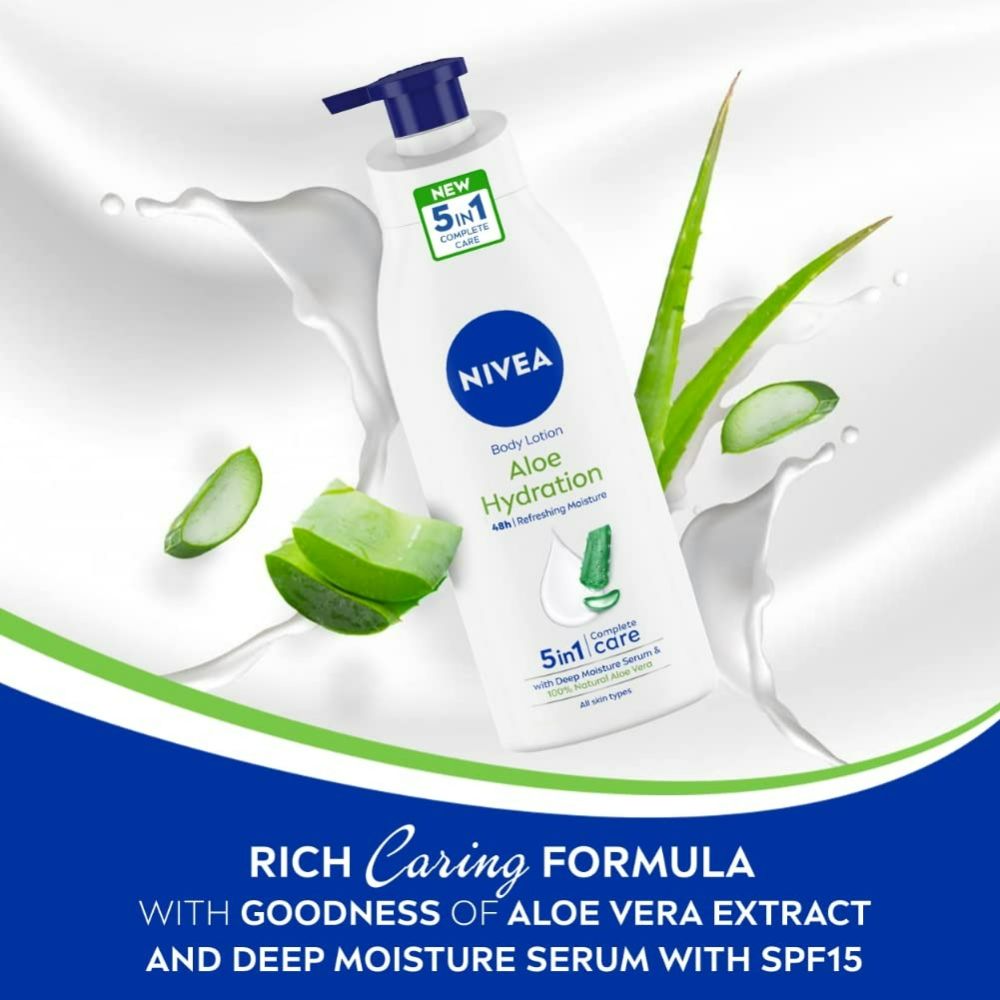 Nivea Body Lotion Aloe Hydration 48h - Distacart